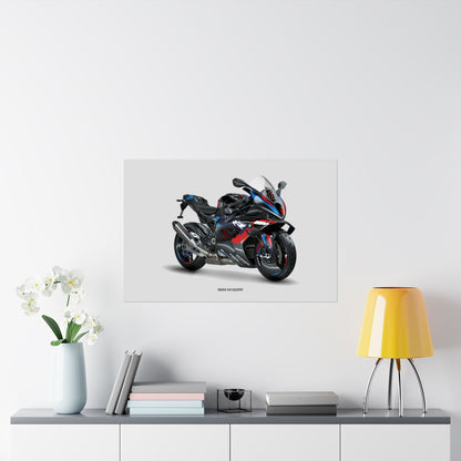 BMW M1000RR Horizontal Poster