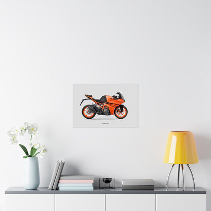 KTM RC 390 Horizontal Poster