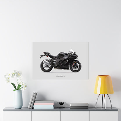 Kawasaki Ninja ZX-10R Horizontal Poster