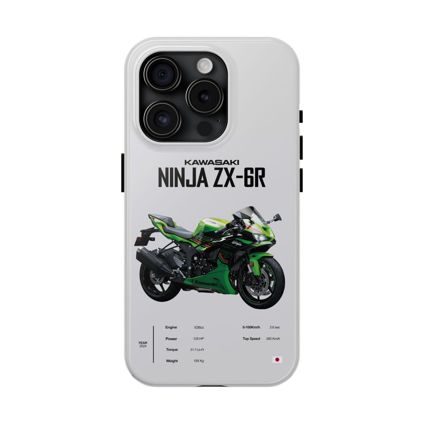 Kawasaki Ninja ZX-6R Tough Phone Case