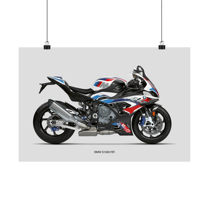 BMW S1000RR Horizontal Poster