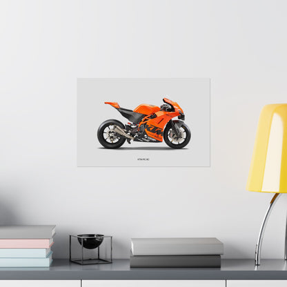 KTM RC 8C Horizontal Poster