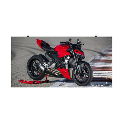 Ducati StreetFighter V2 Horizontal Poster