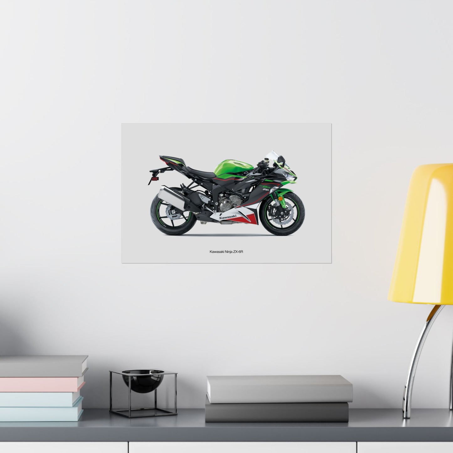 Kawasaki Ninja ZX-6R Horizontal Poster