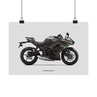 Kawasaki Ninja 650 Horizontal Poster