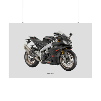 Aprilia RSV4 Horizontal Poster