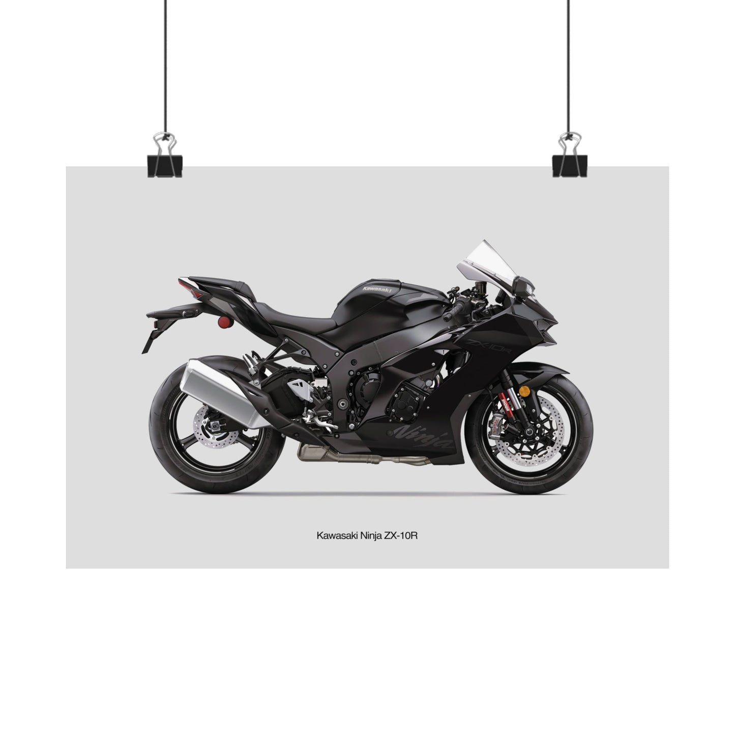 Kawasaki Ninja ZX-10R Horizontal Poster