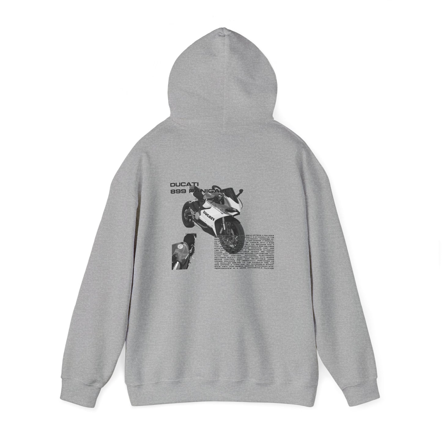 Ducati 899 Panigale (Black & White) Hoodie