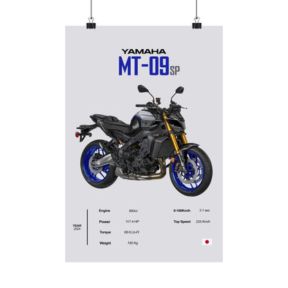 Yamaha MT-09 SP Vertical Poster