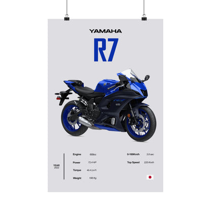 Yamaha R7 Vertical Poster