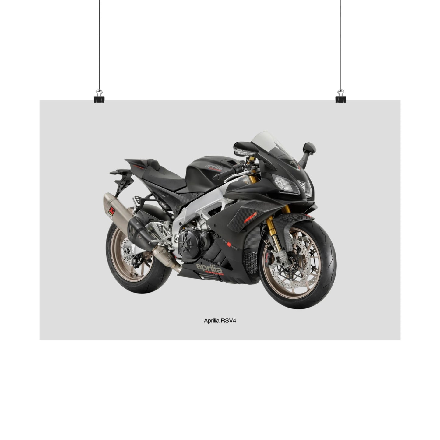 Aprilia RSV4 Horizontal Poster