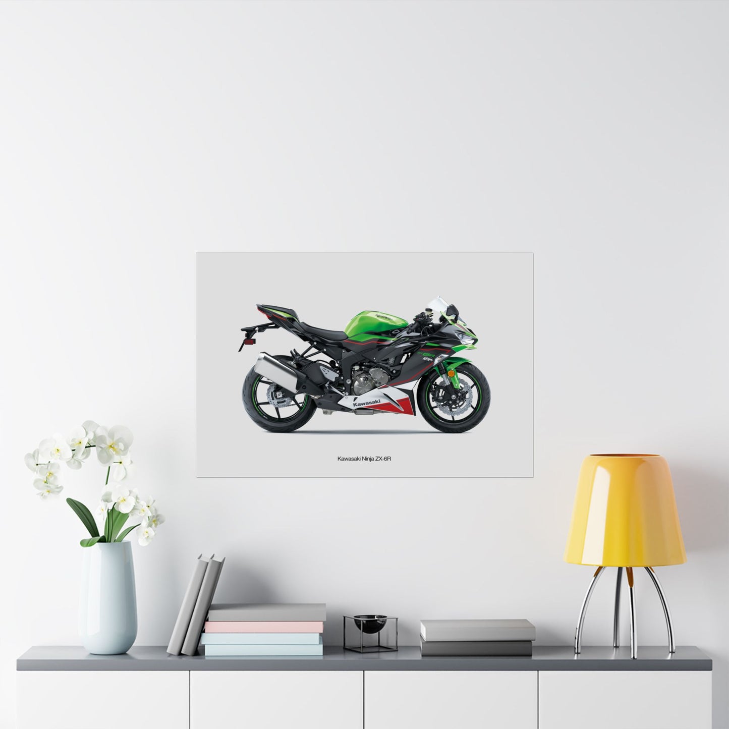 Kawasaki Ninja ZX-6R Horizontal Poster