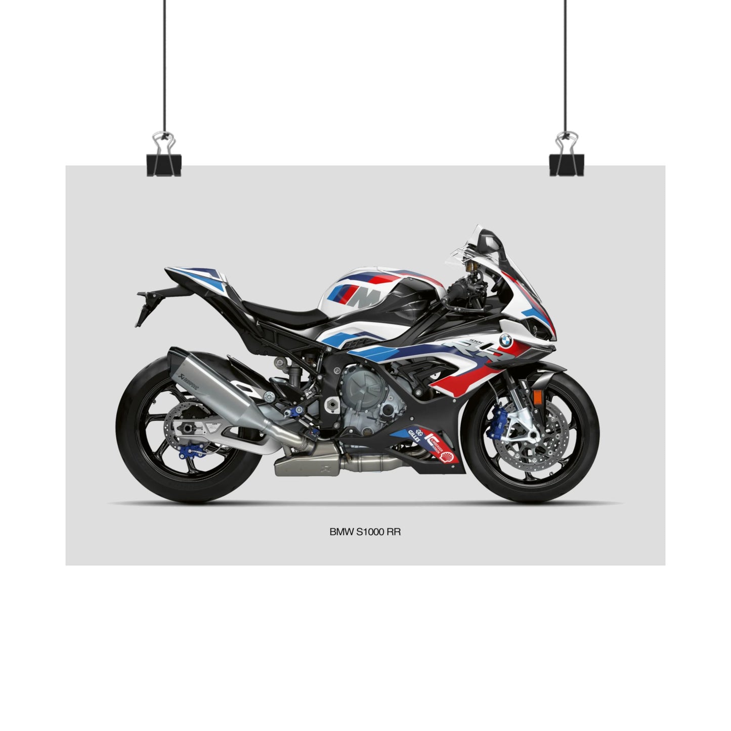 BMW S1000RR Horizontal Poster