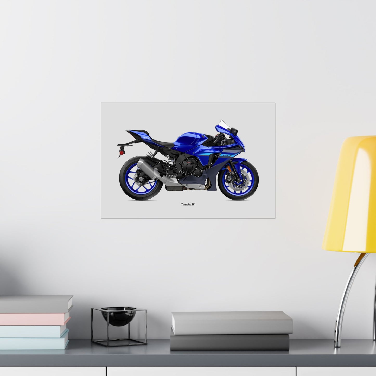 Yamaha R1 Horizontal Poster