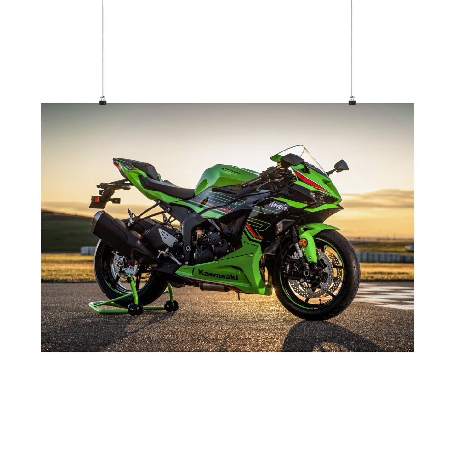 Kawasaki Ninja ZX-6R Horizontal Poster