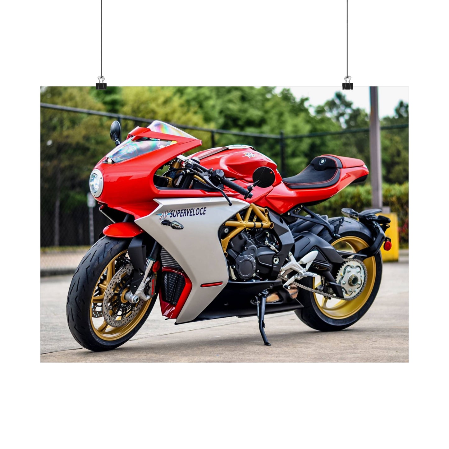 MV Agusta SuperVeloce 800 Horizontal Poster