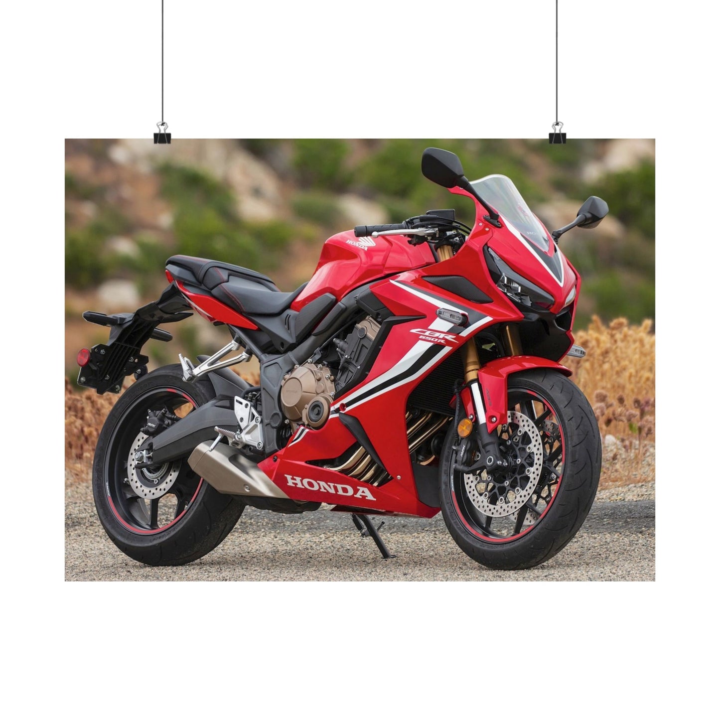 Honda CBR650R Horizontal Poster