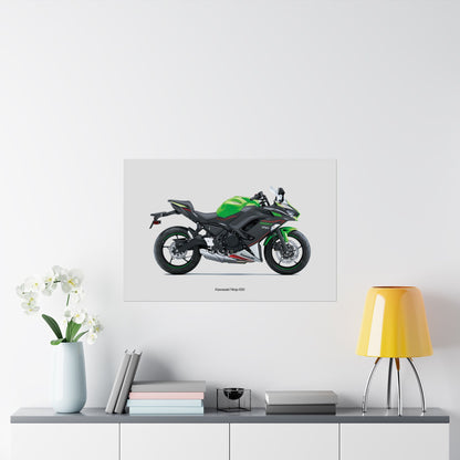 Kawasaki Ninja 650 Horizontal Poster