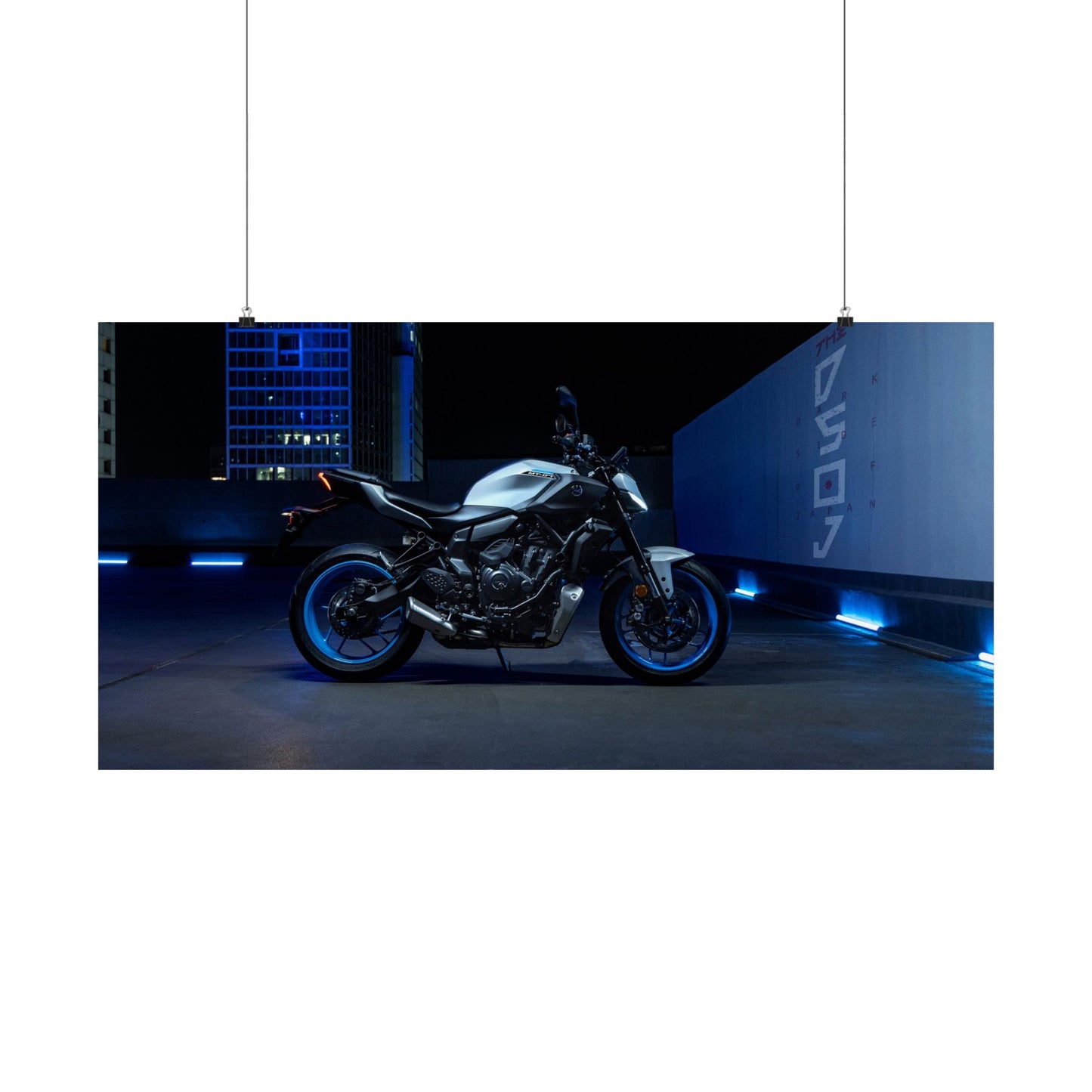 Yamaha MT-07 Horizontal Poster