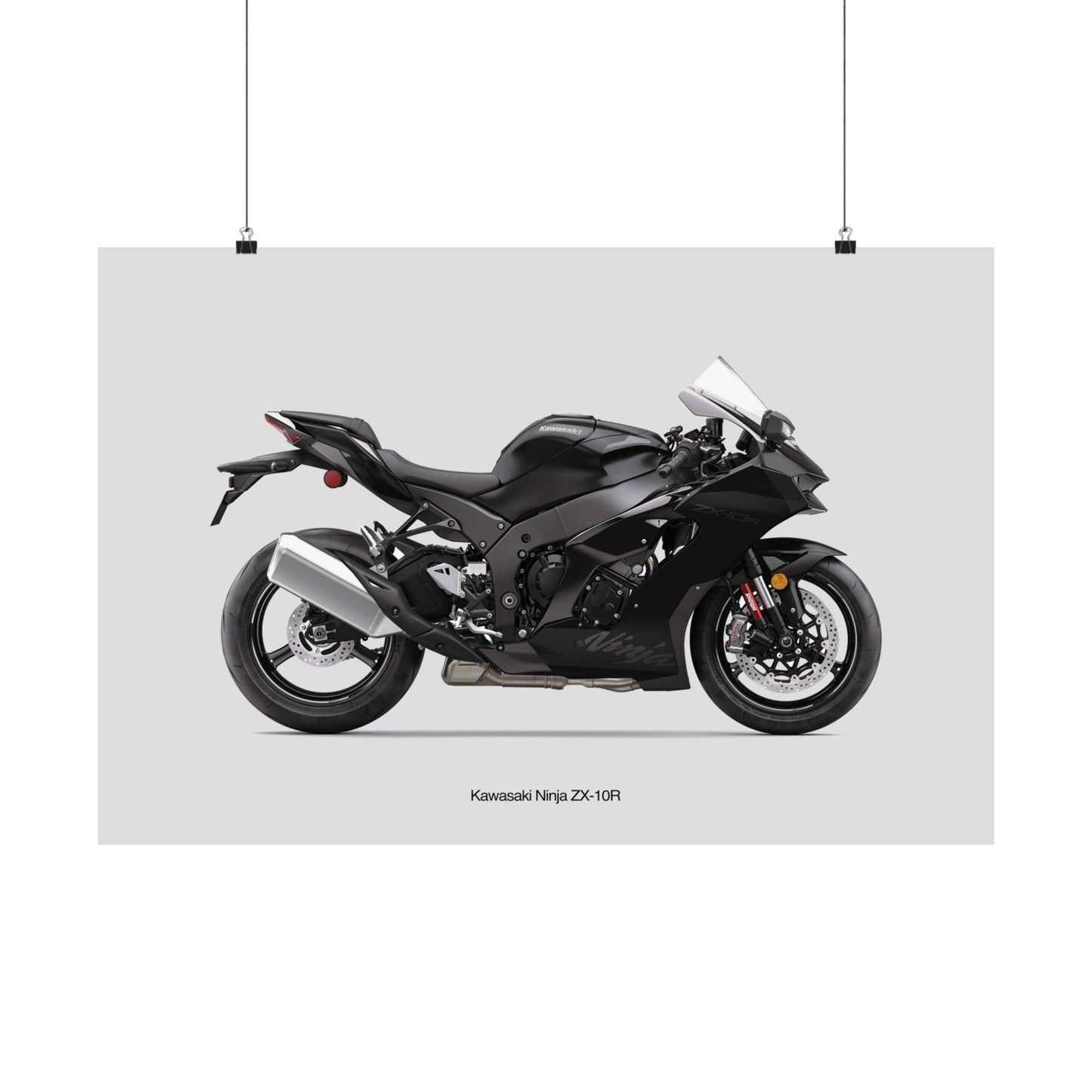 Kawasaki Ninja ZX-10R Horizontal Poster