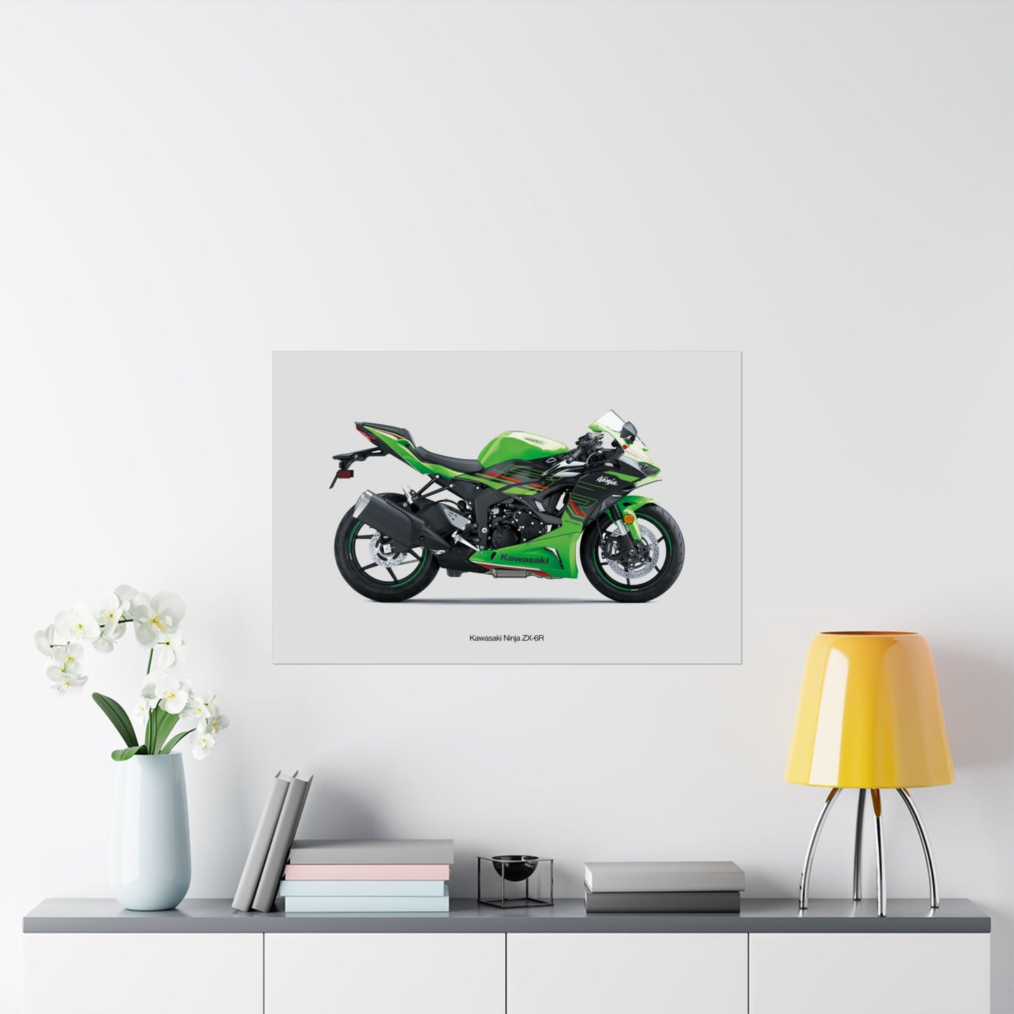 Kawasaki Ninja ZX-6R Horizontal Poster