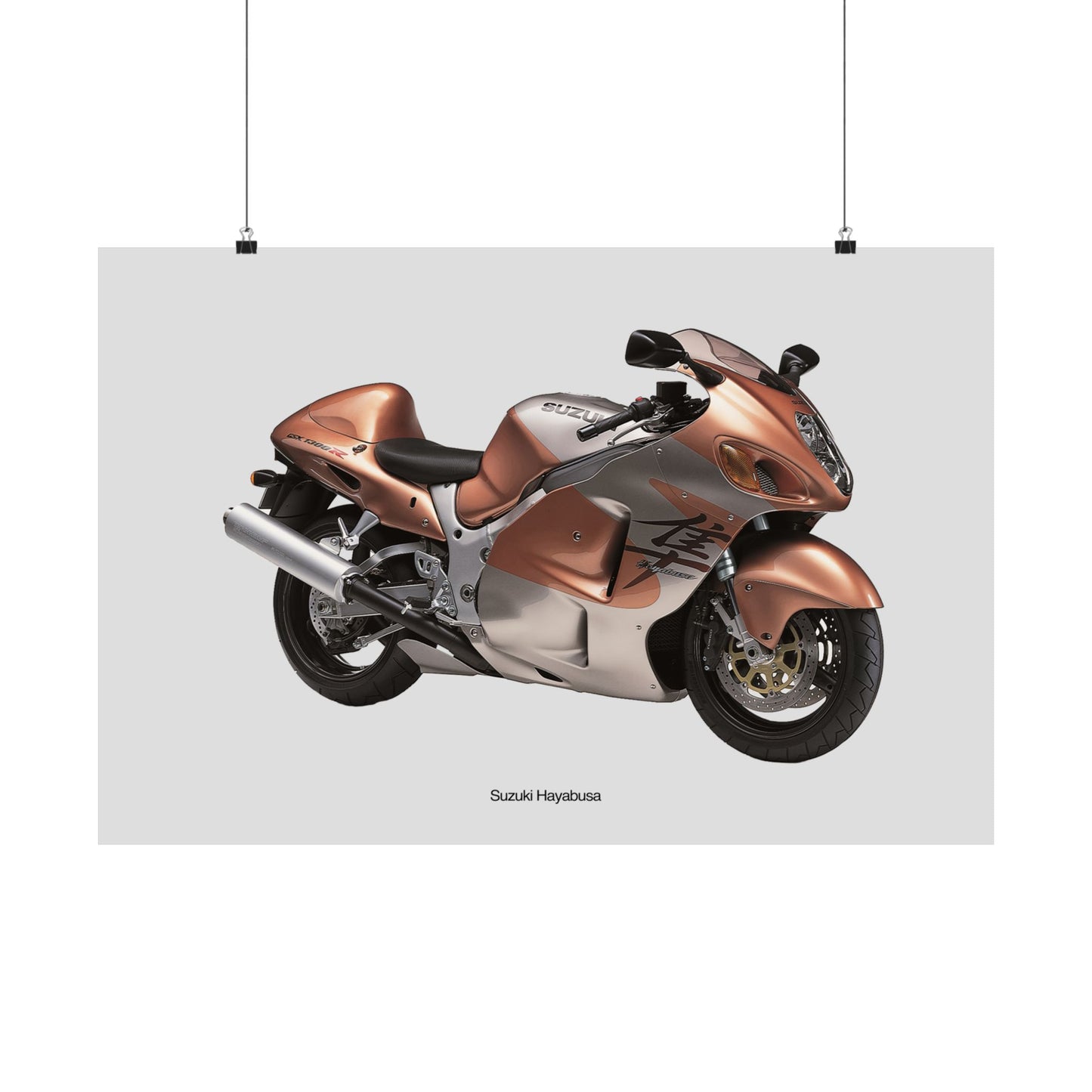 Suzuki Hayabusa Horizontal Poster