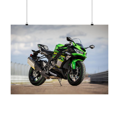 Kawasaki Ninja ZX-6R Horizontal Poster