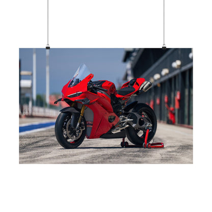 Ducati Panigale V4 R Horizontal Poster