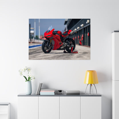 Ducati Panigale V4 R Horizontal Poster