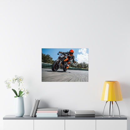 KTM 790 Duke Horizontal Poster