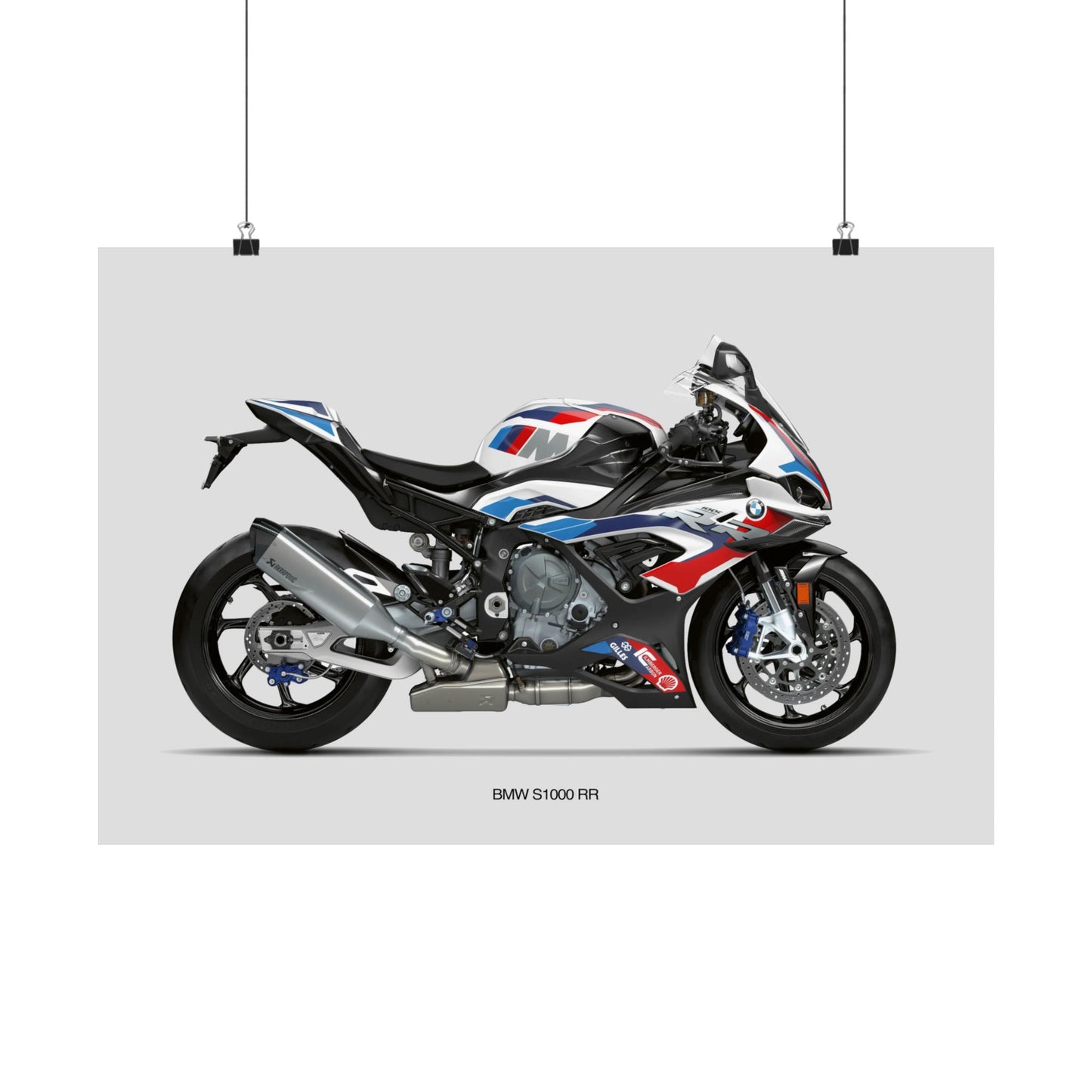 BMW S1000RR Horizontal Poster