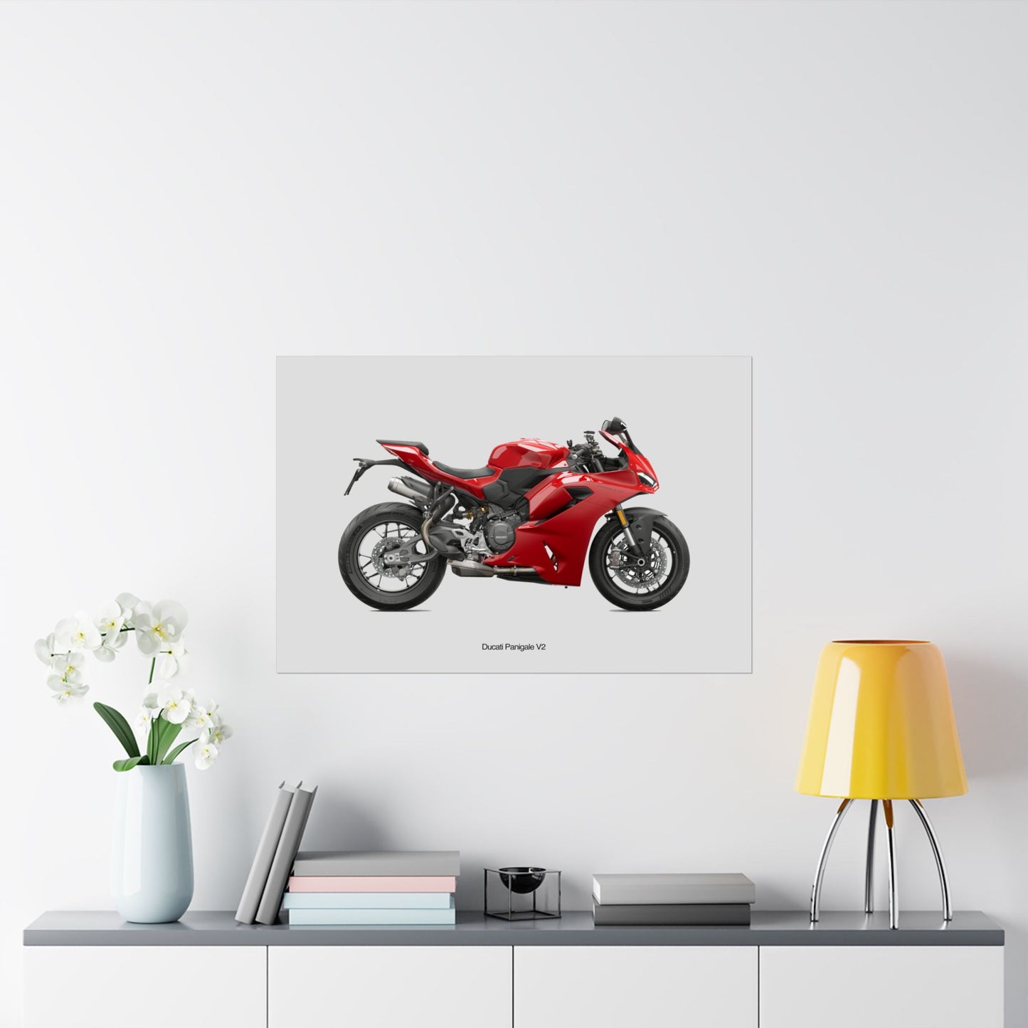 Ducati Panigale V2 Horizontal Poster