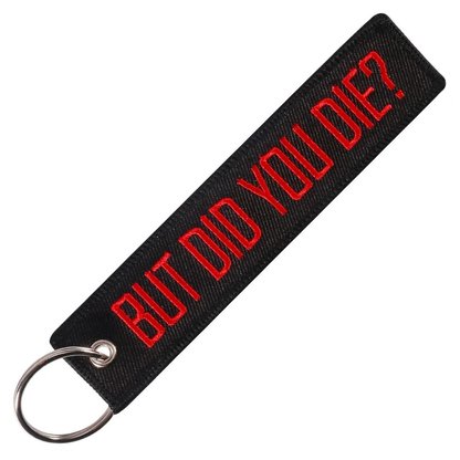 Motorcycle Keychain – Embroidered Keyring