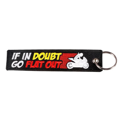 Motorcycle Keychain – Embroidered Keyring