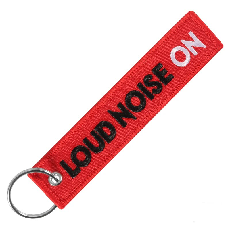 Motorcycle Keychain – Embroidered Keyring