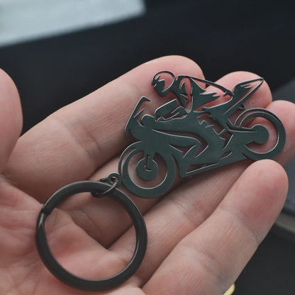 Motorcycle Metal Keychain