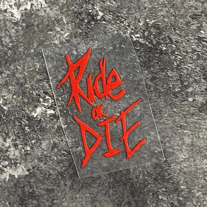 Ride or Die Bike Stickers