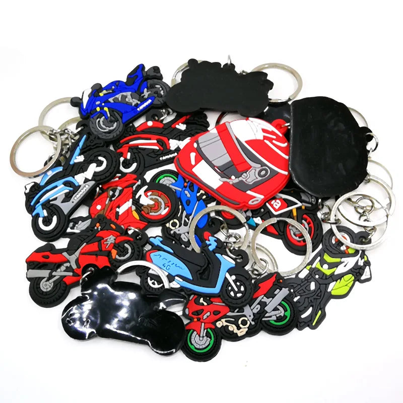 Motorcycle Rubber Keychain – Bike Keyring