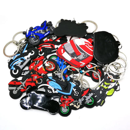 Motorcycle Rubber Keychain – Bike Keyring