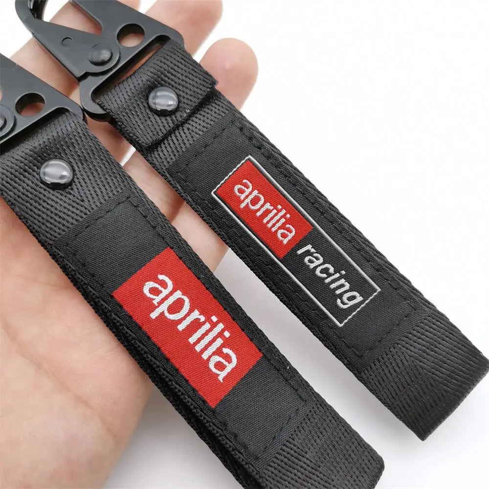 Aprilia Racing Embroidery Keychain Lanyard