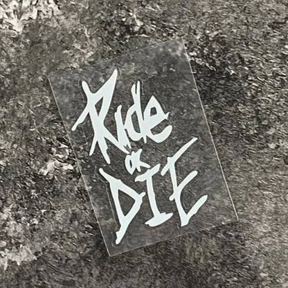 Ride or Die Bike Stickers