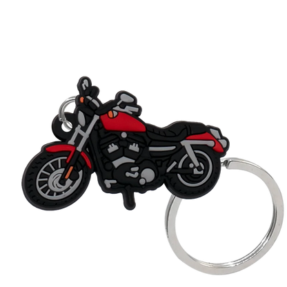 Motorcycle Rubber Keychain – Bike Keyring