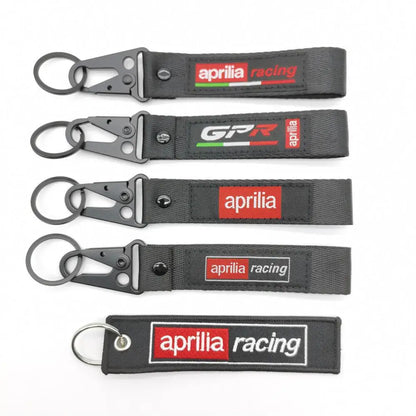 Aprilia Racing Embroidery Keychain Lanyard