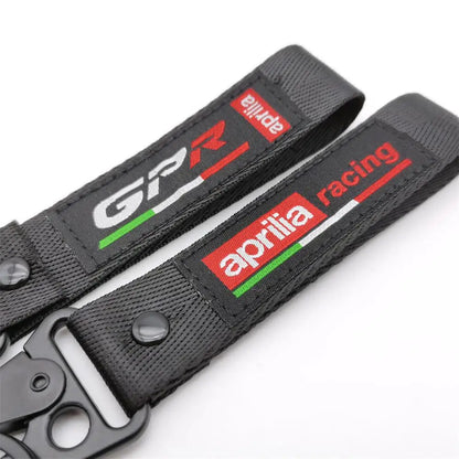 Aprilia Racing Embroidery Keychain Lanyard