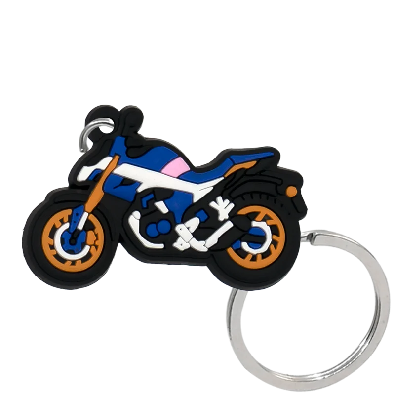 Motorcycle Rubber Keychain – Bike Keyring