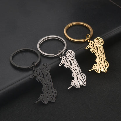 Motorcycle Metal Keychain