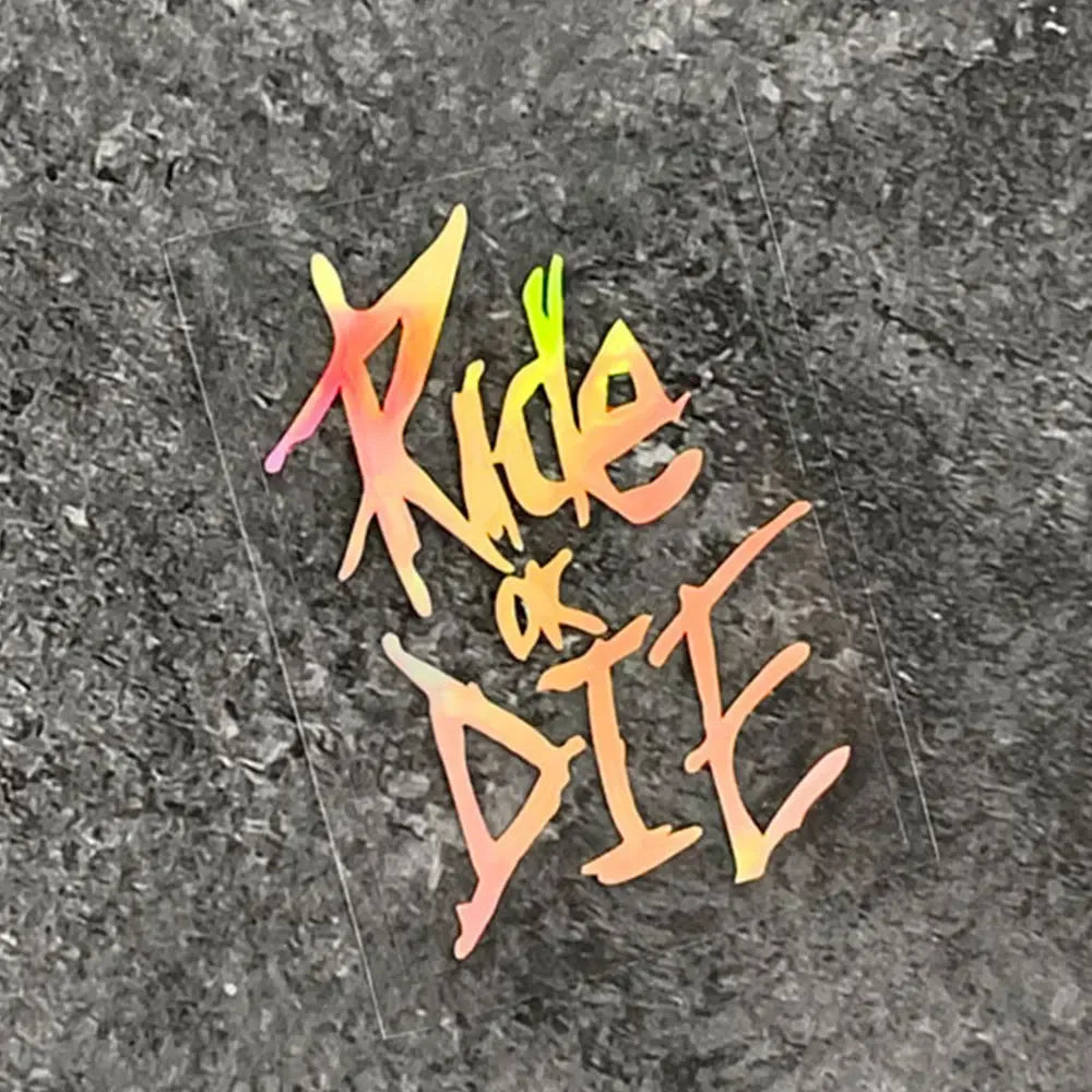 Ride or Die Bike Stickers