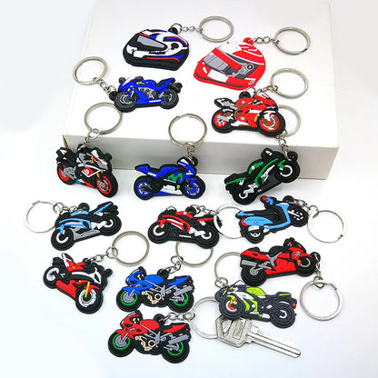 Motorcycle Rubber Keychain – Bike Keyring