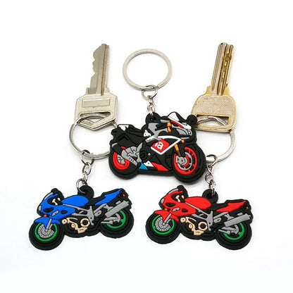 Motorcycle Rubber Keychain – Bike Keyring