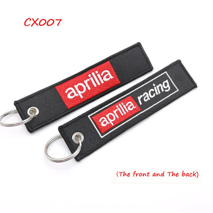 Aprilia Racing Embroidery Keychain Lanyard